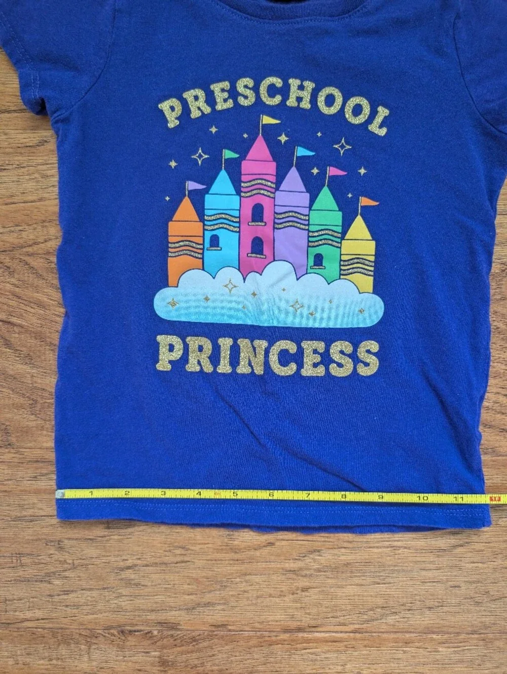 The Children's Place Girls Purple Preschool Princess Graphic Tee 5T